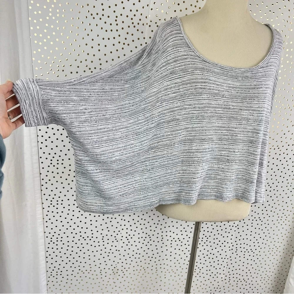 Beyond Yoga Cropped Dolman Knit Pullover